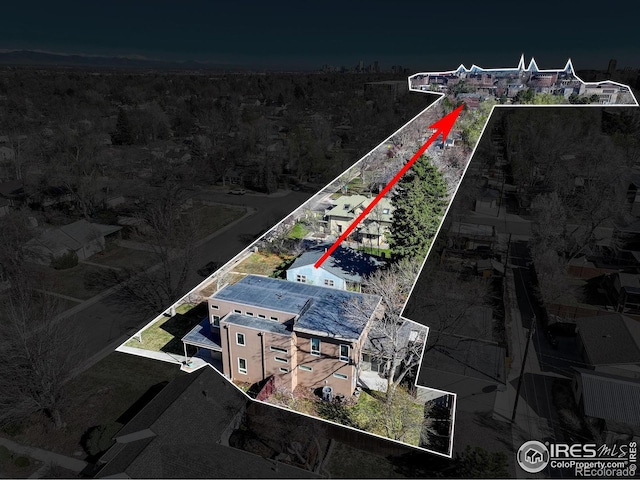 2624 S Race St, Denver, CO 80210 - drone / aerial view