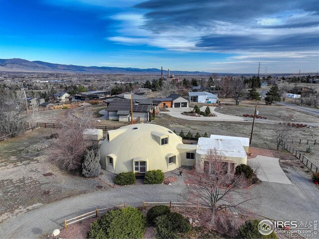 6611 Lakeview Dr, Boulder, CO 80303 - birds eye view of property with a residential view and a mountain view