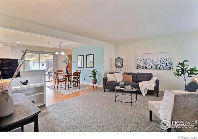 821 36th Ave, Greeley, CO 80634 - living area with wood finished floors and baseboards