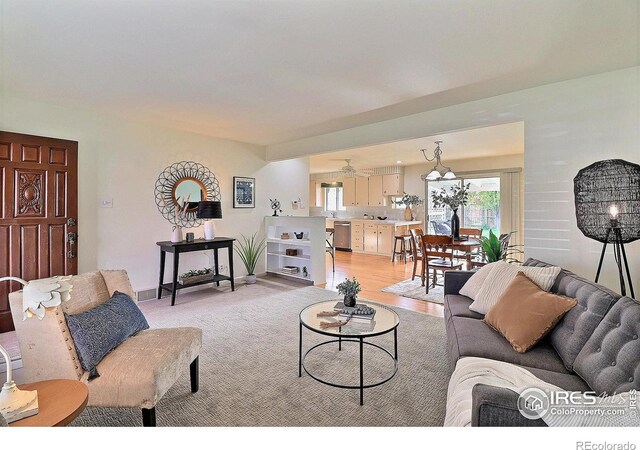 821 36th Ave, Greeley, CO 80634 - living room featuring ceiling fan
