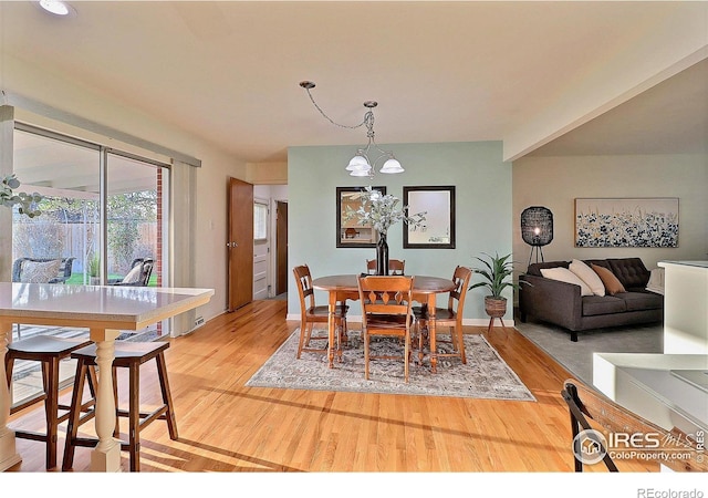 821 36th Ave, Greeley, CO 80634 - dining area with light wood-type flooring and baseboards
