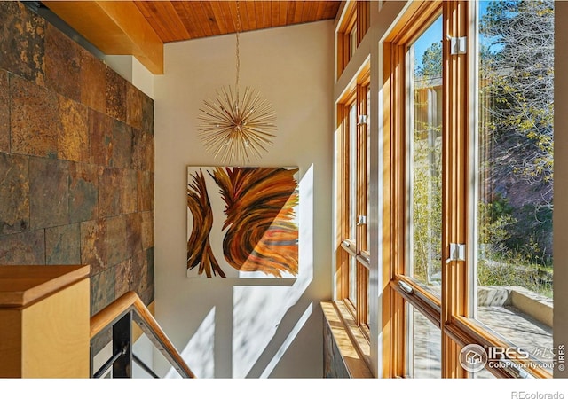 1127 Valley Ln, Boulder, CO 80302 - details featuring an inviting chandelier