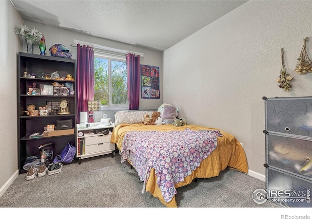 150 Lori Dr, Loveland, CO 80537 - bedroom featuring baseboards, a textured ceiling, and carpet