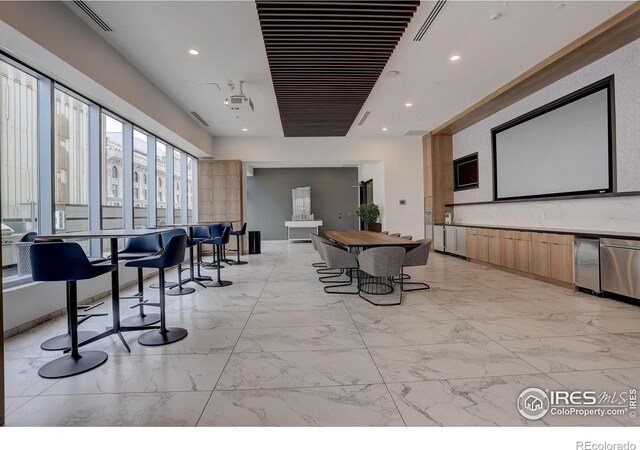 community lobby featuring visible vents