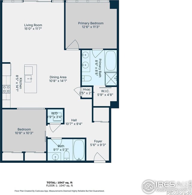 891 14th St Unit 3815, Denver, CO 80202 - home floor plan