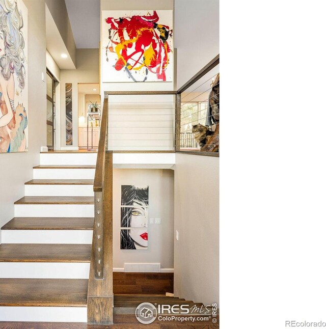 view of staircase