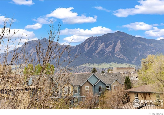 view of mountain feature