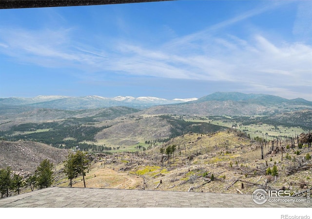 view of mountain feature