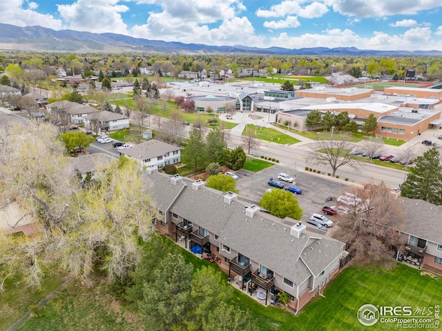 1231 W Swallow Rd Unit 314, Fort Collins, CO 80526 - birds eye view of property with a residential view and a mountain view