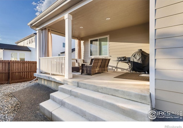 5845 Shadow Creek Ct, Windsor, CO 80528 - view of covered porch