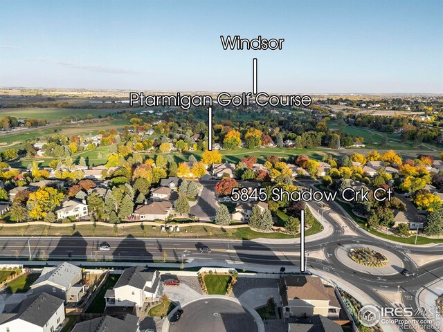 5845 Shadow Creek Ct, Windsor, CO 80528 - aerial perspective of suburban area