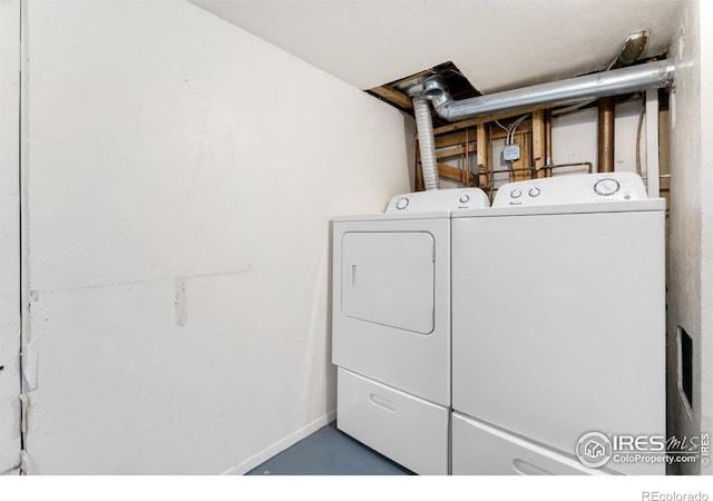 9261 Julian Way, Westminster, CO 80031 - washroom with laundry area and washing machine and dryer