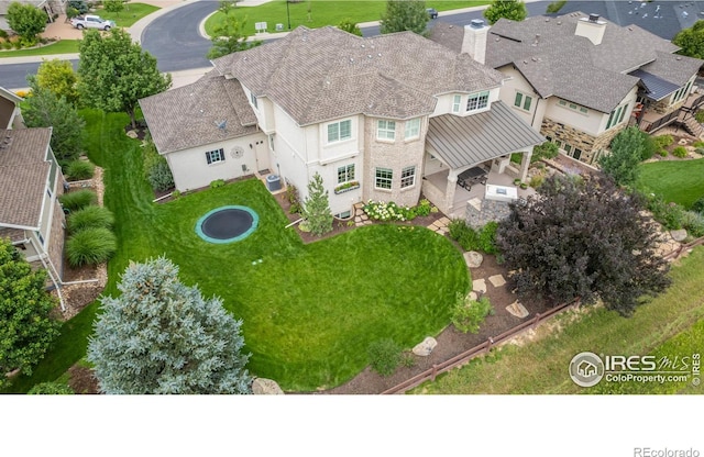 bird's eye view featuring a residential view