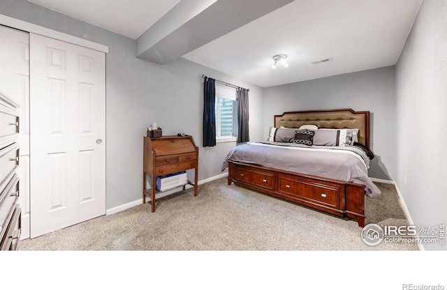1442 Mallard Dr, Johnstown, CO 80534 - bedroom featuring light colored carpet and baseboards