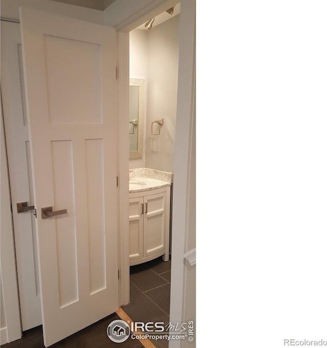 1180 Monroe Dr Unit C, Boulder, CO 80303 - bathroom featuring vanity and tile patterned flooring