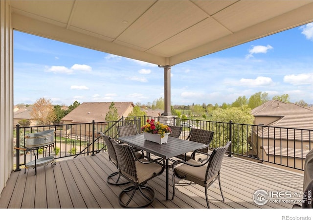 1603 Plank Ln, Fort Collins, CO 80524 - deck featuring outdoor dining space
