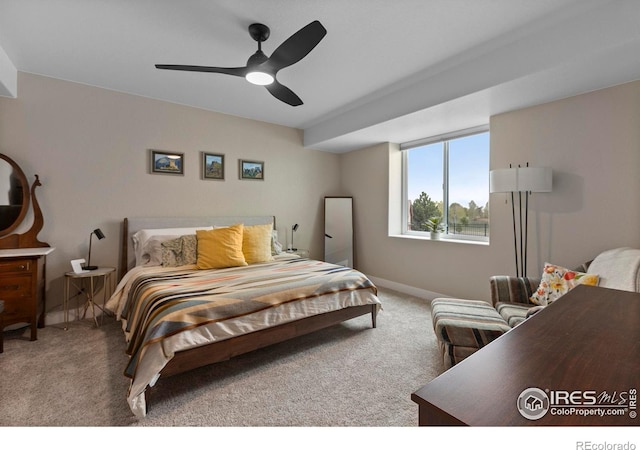 1603 Plank Ln, Fort Collins, CO 80524 - carpeted bedroom featuring baseboards and ceiling fan