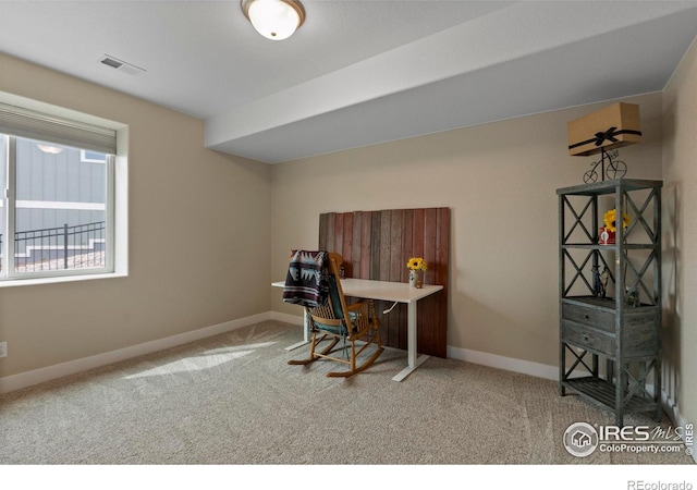 1603 Plank Ln, Fort Collins, CO 80524 - carpeted office space with baseboards and visible vents