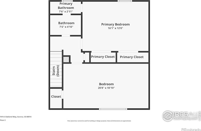 1915 S Oakland Way, Aurora, CO 80014 - floor plan
