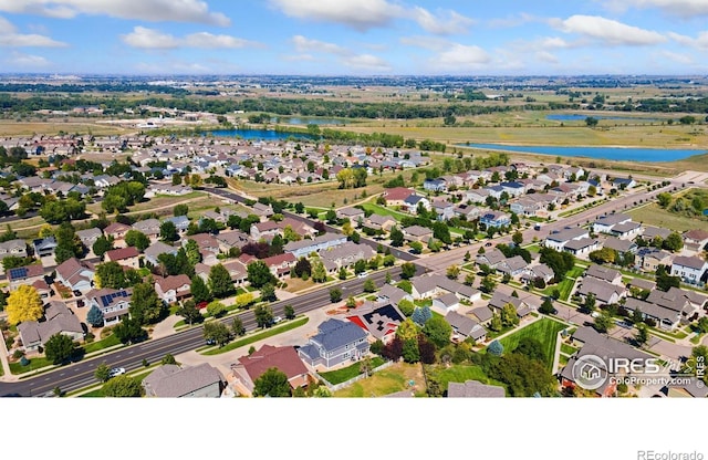 2832 William Neal Pkwy Unit C, Fort Collins, CO 80525 - aerial view with a water view and a residential view