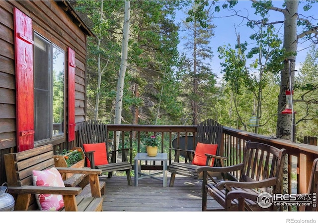 view of deck