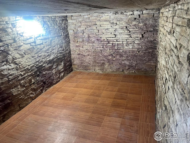 view of basement