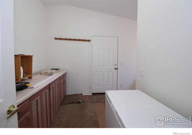 view of laundry area