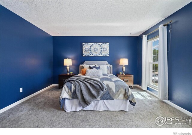1309 Alexandria St, Lafayette, CO 80026 - carpeted bedroom featuring a textured ceiling and baseboards
