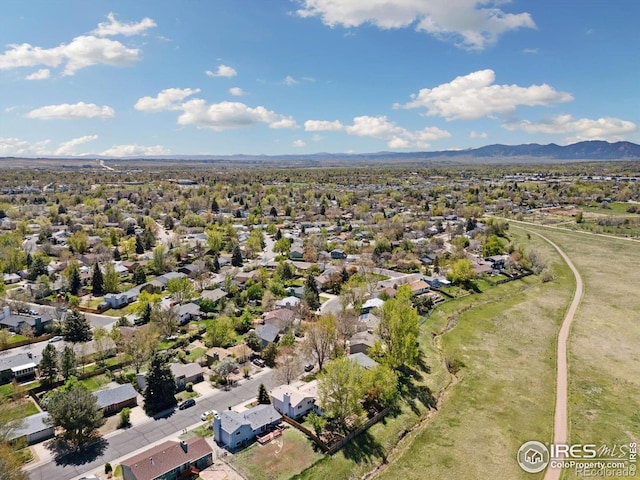1309 Alexandria St, Lafayette, CO 80026 - aerial view of residential area featuring mountains