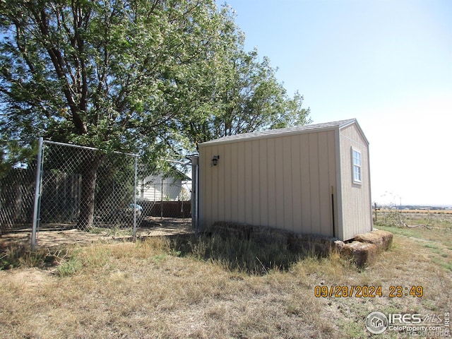 13969 County Road 33, Sterling, CO 80751 - view of shed with fence