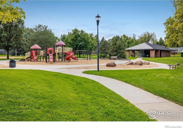 1379 Charles Dr Unit 4, Longmont, CO 80503 - community jungle gym with a gazebo and a lawn