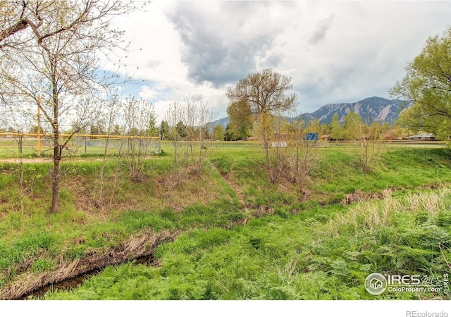 3840 Colorado Ave Unit D, Boulder, CO 80303 - view of yard with a rural view and a mountain view