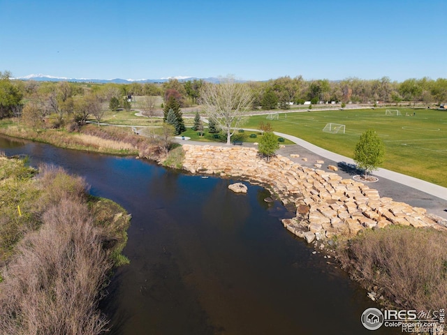 112 Cobble Dr, Windsor, CO 80550 - bird's eye view featuring a water view