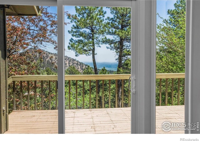 1629 Timber Ln, Boulder, CO 80304 - doorway featuring a water and mountain view