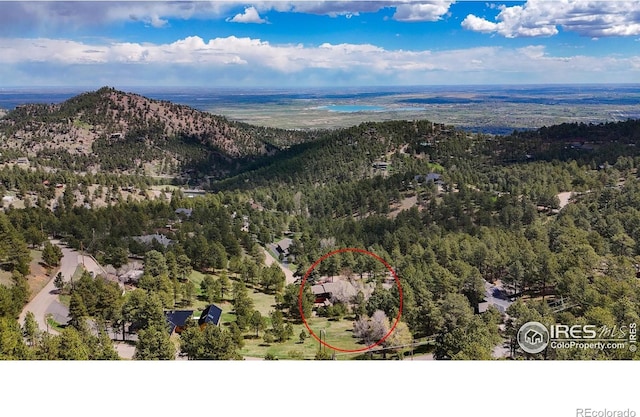 1629 Timber Ln, Boulder, CO 80304 - view of mountain backdrop with a forest