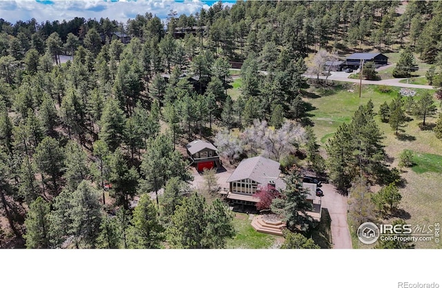 1629 Timber Ln, Boulder, CO 80304 - view of subject property featuring a heavily wooded area