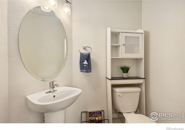 1278 Hummingbird Cir Unit D, Longmont, CO 80501 - half bath with toilet and a sink