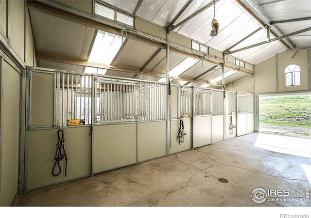view of stable