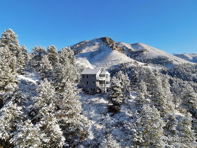 view of mountain background