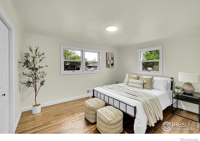 1206 23rd Avenue Ct, Greeley, CO 80634 - bedroom featuring baseboards and wood finished floors