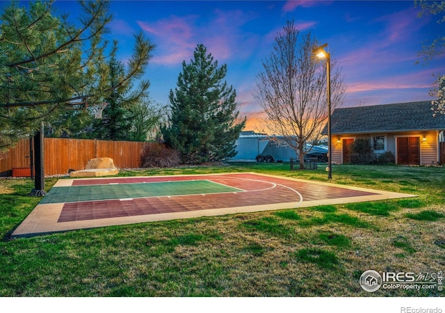 14582 Homestead Pl, Broomfield, CO 80023 - view of basketball court featuring basketball hoop