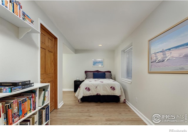 1809 Keel Ct, Lafayette, CO 80026 - bedroom featuring recessed lighting, baseboards, and light wood-style floors
