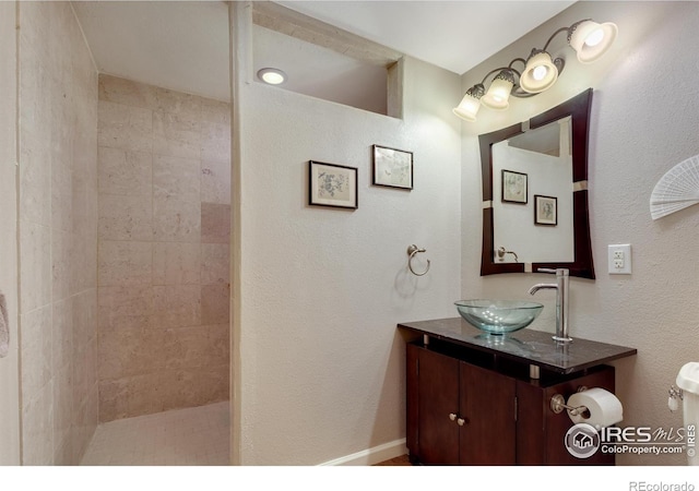 1809 Keel Ct, Lafayette, CO 80026 - bathroom with vanity and tiled shower