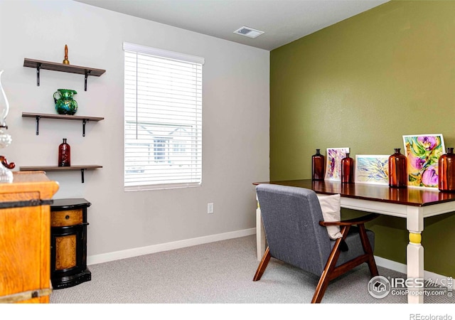 506 Bobcat Ct, Wiggins, CO 80654 - office featuring plenty of natural light, carpet, and baseboards