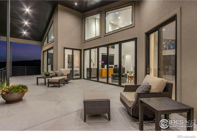 9360 Gold Mine Rd, Loveland, CO 80538 - view of patio / terrace featuring an outdoor living space