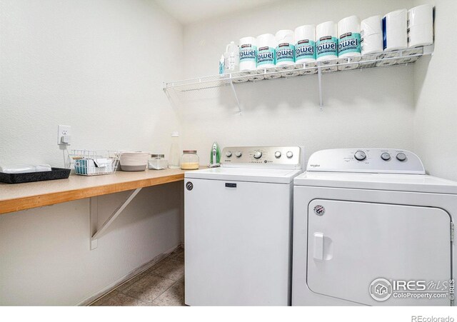 7235 Andover St, Wellington, CO 80549 - clothes washing area featuring independent washer and dryer
