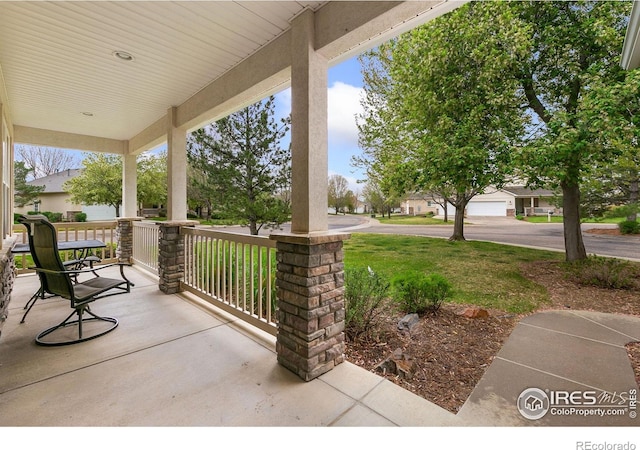 1380 Swainson Rd, Eaton, CO 80615 - view of patio with covered porch