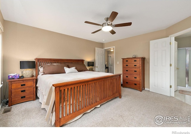 1380 Swainson Rd, Eaton, CO 80615 - carpeted bedroom featuring a ceiling fan
