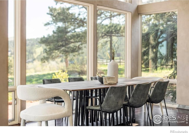 sunroom / solarium with plenty of natural light