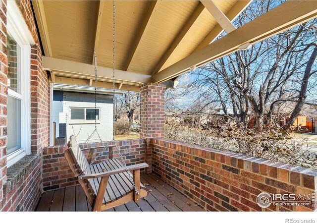 view of deck